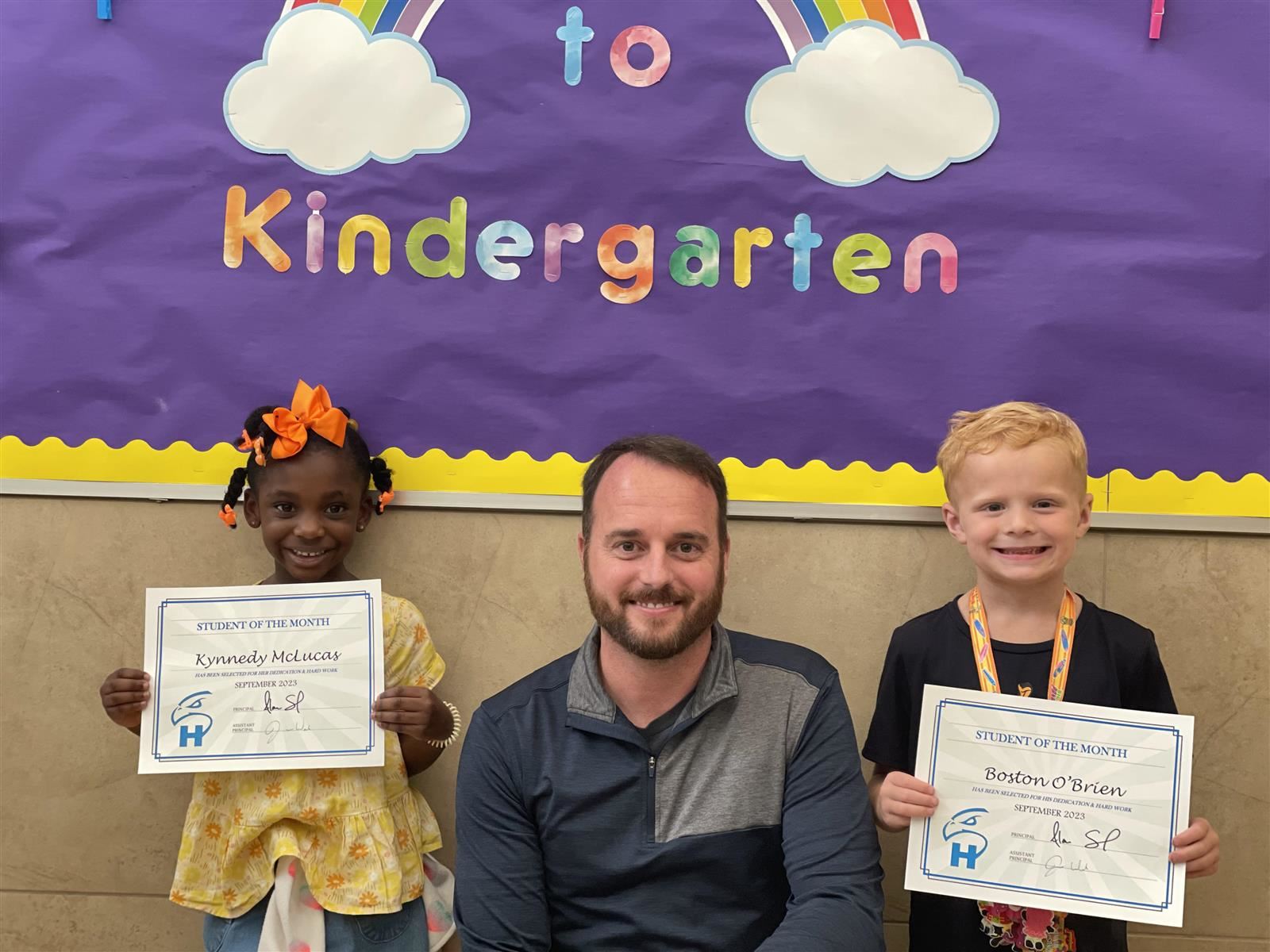  Photo of September 2023 Hajek Students of the Month
